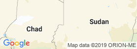 Eastern Darfur map